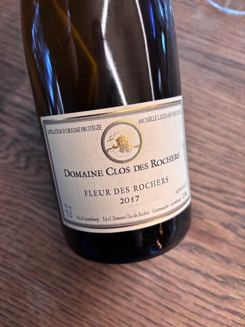 FLEURS DES ROCHERS BARRIQUE CHARDONNAY PINOT BLANC LUXEMBOURG 2017